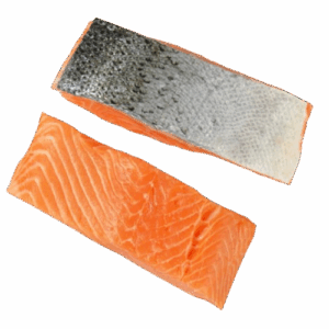SALMÓN PORCION CON PIEL